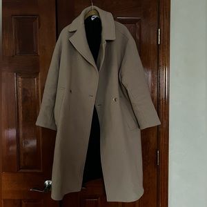 Camel Colored Wool Zara Coat